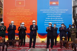 Chủ tịch nước dự lễ khởi công tòa nhà hành chính Quốc hội Campuchia do Việt Nam viện trợ