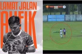 Bóng đá Indonesia sốc vụ thủ môn qua đời sau pha va chạm trên sân