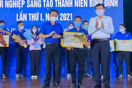 Trao giải cuộc thi dự án khởi nghiệp sáng tạo thanh niên Bình Định