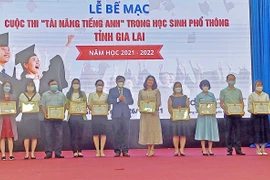 Gia Lai: 23 thí sinh đạt giải cao tại cuộc thi tài năng tiếng Anh