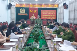 Đoàn công tác của Ủy ban Quốc phòng và An ninh Quốc hội làm việc với Công an tỉnh