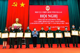 Cựu chiến binh Gia Lai phấn đấu mỗi năm xóa trên 40 căn nhà dột nát