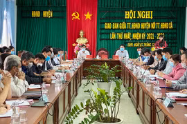 Ia Pa: Giao ban Thường trực HĐND 2 cấp lần thứ nhất nhiệm kỳ 2021-2026