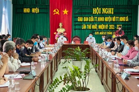 Ia Pa: Giao ban Thường trực HĐND 2 cấp lần thứ nhất nhiệm kỳ 2021-2026