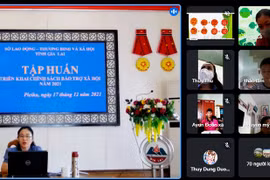 Tập huấn triển khai chính sách bảo trợ xã hội năm 2021