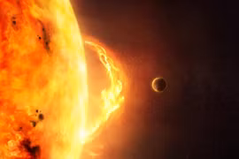 Bão mặt trời ở hệ sao cách 100 năm ánh sáng cảnh báo nguy cơ cho trái đất