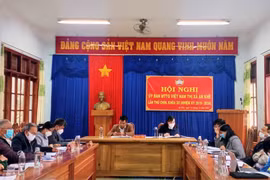 MTTQ Việt Nam thị xã An Khê vận động hơn 550 triệu đồng và 27 tấn hàng hóa phòng-chống dịch Covid-19