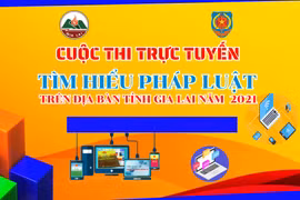 28 cá nhân đạt giải Cuộc thi trực tuyến "Tìm hiểu pháp luật trên địa bàn tỉnh Gia Lai"