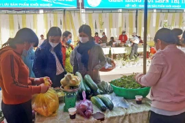 16 gian hàng tham gia Ngày hội Kết nối-giao lưu sản phẩm khởi nghiệp năm 2021 huyện Chư Sê