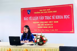 Bảo vệ luận văn thạc sĩ trực tuyến