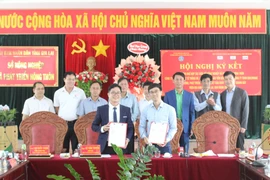 Ký kết hợp tác chuỗi liên kết sản xuất và tiêu thụ chanh dây