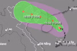 Bão số 2 giật cấp 10 và có khả năng mạnh thêm, Tây Nguyên giông rải rác