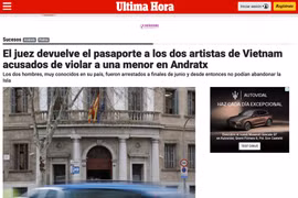Báo Tây Ban Nha: Thẩm phán trả hộ chiếu cho 2 nghệ sĩ Việt Nam bị cáo buộc cưỡng hiếp trẻ vị thành niên