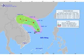 Chiều 9-8, áp thấp nhiệt đới mạnh lên thành bão số 2, giật cấp 10