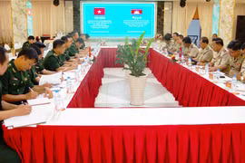 Bộ đội Biên phòng tỉnh Gia Lai hội đàm với Công an tỉnh Ratanakiri