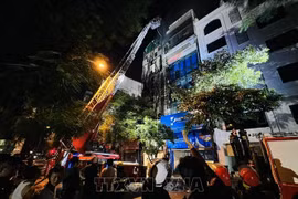 Truy tặng Huy hiệu "Tuổi trẻ dũng cảm" cho 2 Công an hy sinh khi chữa cháy tại quán karaoke