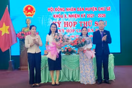 Bà Kpui H'Blê được bầu giữ chức Phó Chủ tịch HĐND huyện Chư Sê nhiệm kỳ 2021-2026