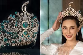 Vương miện 12 tỷ gặp sự cố sau chuyến công tác châu Âu, Thùy Tiên dùng phiên bản khi sang Malaysia