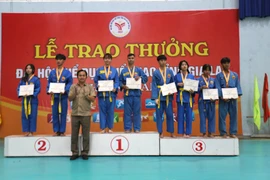 Đại hội Thể dục thể thao tỉnh lần thứ IX năm 2022: Trao thưởng cho các võ sĩ Vovinam