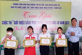 Đức Cơ: Trao giải cuộc thi "giới thiệu sách trực tuyến"