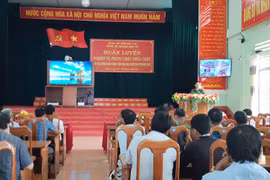 Đak Pơ: Huấn luyện nghiệp vụ phòng cháy, chữa cháy cho lực lượng dân phòng