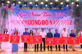 Phường Yên Đổ giành giải nhất toàn đoàn Liên hoan tiếng hát Hoa phượng đỏ