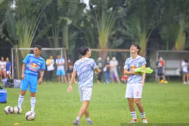 Câu lạc bộ Hoàng Anh Gia Lai có buổi tập để chuẩn bị cho trận đại chiến với Hà Nội FC