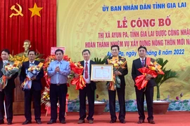 Ayun Pa công bố hoàn thành nhiệm vụ xây dựng nông thôn mới năm 2020