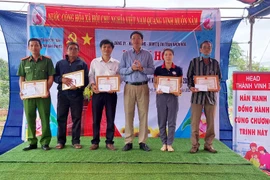 Ngày hội Toàn dân bảo vệ an ninh Tổ quốc tại thị trấn Nhơn Hòa