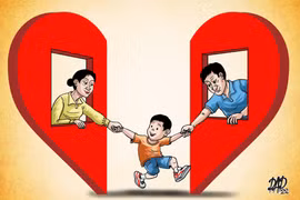 Sau ly hôn, đừng để con trẻ tổn thương