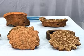 Bình Định: Nhiều phát hiện khảo cổ ở phế tích tháp Châu Thành