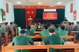 33 cán bộ khung B Quân nhân dự bị hoàn thành khóa huấn luyện