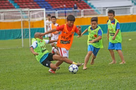 Ấn tượng các "cầu thủ nhí"