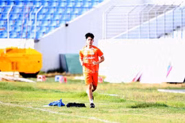 Đình Trọng vẫn chưa thi đấu cho CLB Bình Định