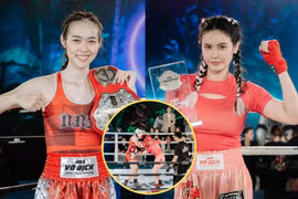 Diệp Bảo Ngọc 'giáp lá cà', hạ gục Trương Quỳnh Anh trên võ đài