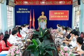 Bí thư Tỉnh ủy Hồ Văn Niên: Trường Chính trị tỉnh phải luôn đoàn kết, đổi mới trong quản lý, lãnh đạo