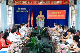 Bí thư Tỉnh ủy Hồ Văn Niên: Trường Chính trị tỉnh phải luôn đoàn kết, đổi mới trong quản lý, lãnh đạo