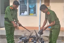 Công an huyện Kông Chro tích cực thu hồi vũ khí, vật liệu nổ, công cụ hỗ trợ