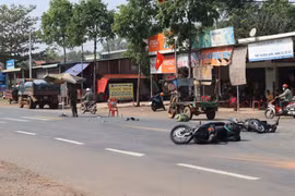 Tai nạn liên hoàn trên Quốc lộ 14 khiến 1 người chết, 1 người bị thương