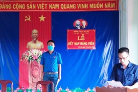 Chư Sê kết nạp Đảng cho đoàn viên ưu tú trước khi lên đường nhập ngũ