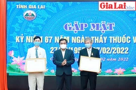 Gia Lai: Gặp mặt, chúc mừng và khen thưởng các tập thể, cá nhân ngành Y tế