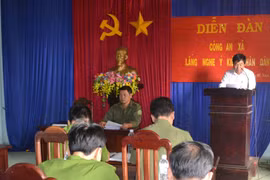 Xã Ia Le phòng-chống các hoạt động của FULRO