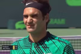 Roger Federer 2-0 Juan Martin Del Potro