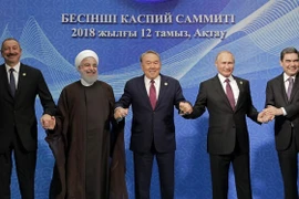 5 nước ký vào thỏa thuận lịch sử "chia sẻ" Biển Caspi