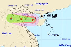 Bão số 4 đang quần thảo KV trú đậu tàu trên đảo Bạch Long Vĩ