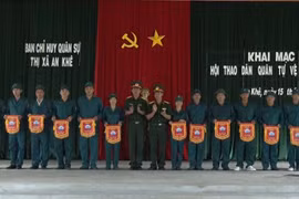 An Khê: 240 vận động viên tham gia Hội thao Dân quân tự vệ