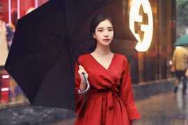 Váy thắt eo thanh lịch cho mùa thu