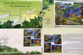 Phát hành đặc biệt bộ Tem Bưu chính "Động vật Vườn QG Kon Ka Kinh"