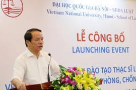 Lần đầu tiên đào tạo thạc sĩ về phòng, chống tham nhũng