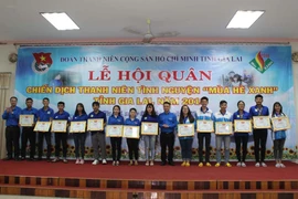 Tặng bằng khen 7 tập thể và 15 cá nhân tham gia "Mùa hè xanh"